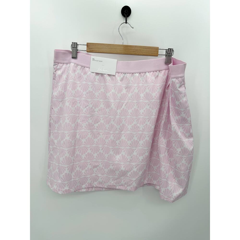 Lady Hagen Skort Womens XXL Pink Seashells Side Pleat Golf Tennis‎ WGH17447PRT